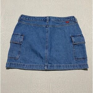 Levi's '94 Cargo Skirt Denim Mini Jean Skirt Pockets Size‎ 27